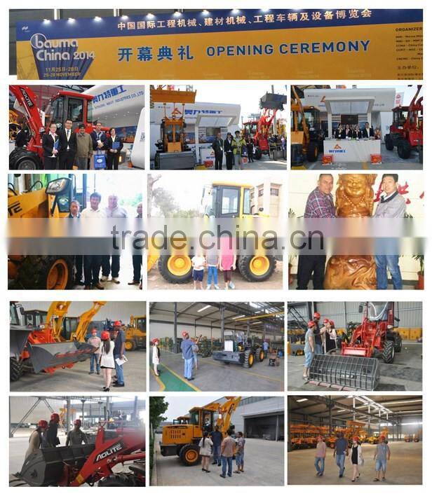 1.0t mini front loading machine