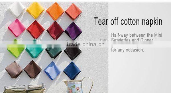 Cotton Cocktail Napkin - 4.5 x 4.5 in - 50 units per roll