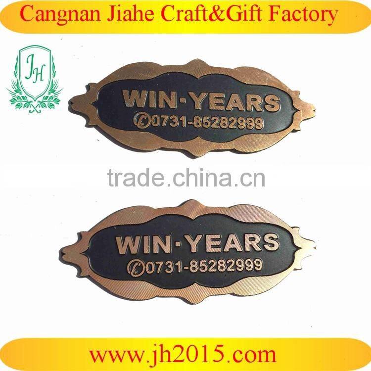 Chevrolet logo metal nameplate for car /tag in aluminum highlight plate