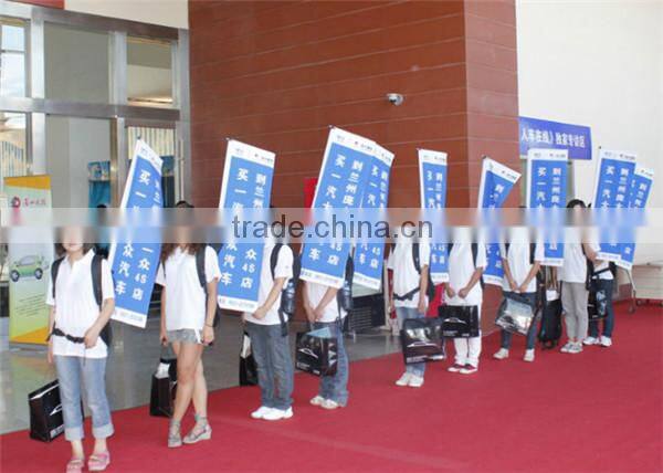 Hot sales outdoor backpack flag stand