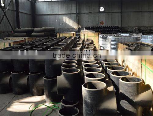 ASTM A234 Carbon steel pipe tee fittings