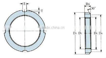 High quality adapter sleeve nut bearing aluminum lock nut types