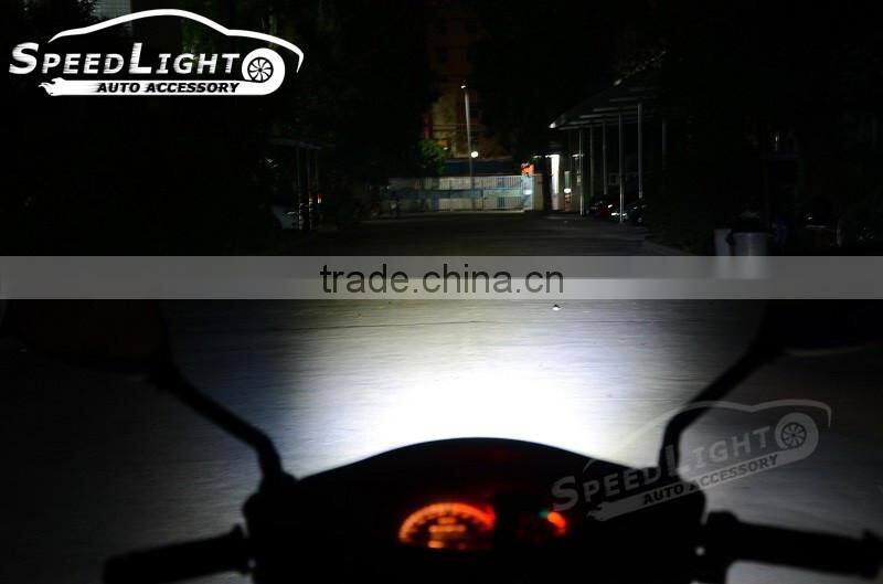 Upgrade 12V 20W 2000LM LED Motorcycle H4 2016 Hi Low Beam with Cooling fan