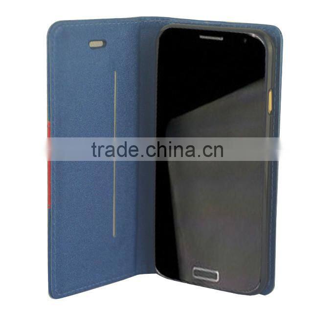 Slim Flip Wallet Leather Case For Wiko Rainbow