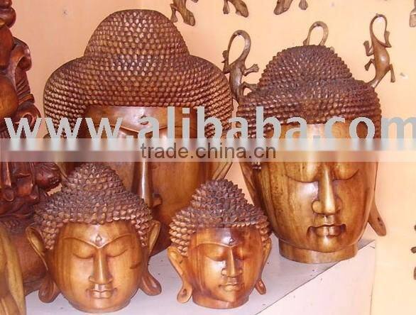 High Quality Polished Wooden Buddha Sculpture