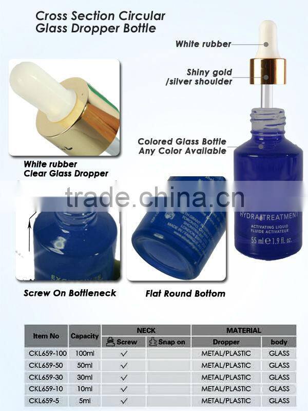 30 ml glass dropper bottles