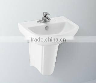 FH281F Washbasin With Half Pedestal Sanitary Ware Ceramic Bathroom Design