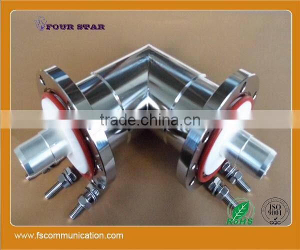 3-1/8" EIA Flange to 3-1/8" EIA Flagne right angle connector adaptor