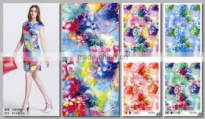 custom design cotton printing textile fabric for dress / bedding / curtain / shirt