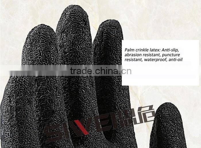 SEEWAY nylon coated rubber working gloves
