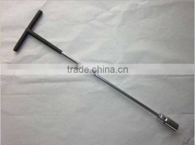 45#carbon steel T handle socket spanner wrench