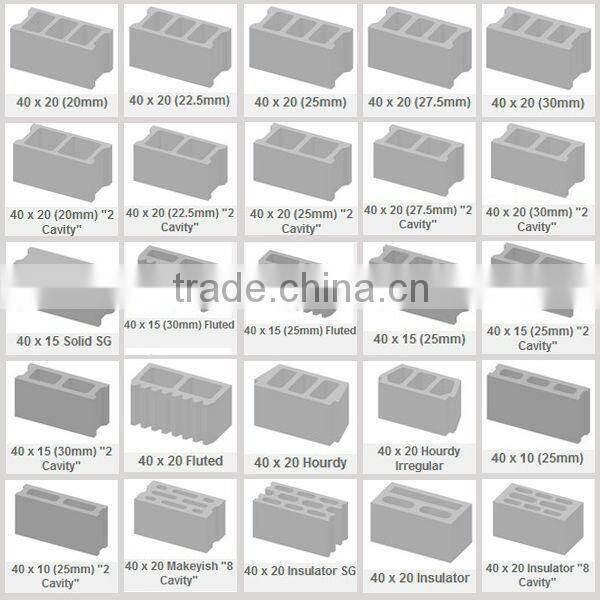 WT6-30 shandong mobile block machine / hollow block machine in philippines