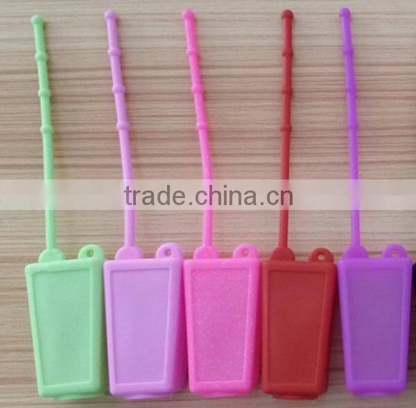 Customized silicone hand sanitizer holder keychain