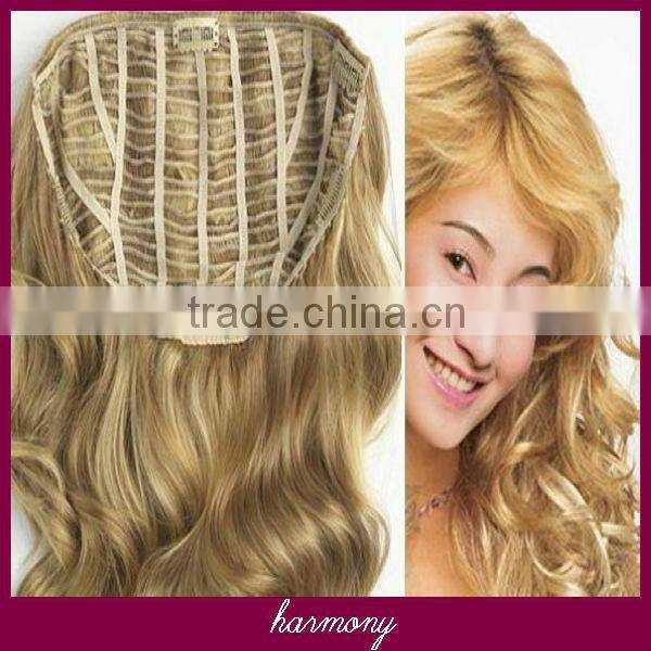 Hot Sale remy clip in pony tail with 22" in 100G, more color on stock