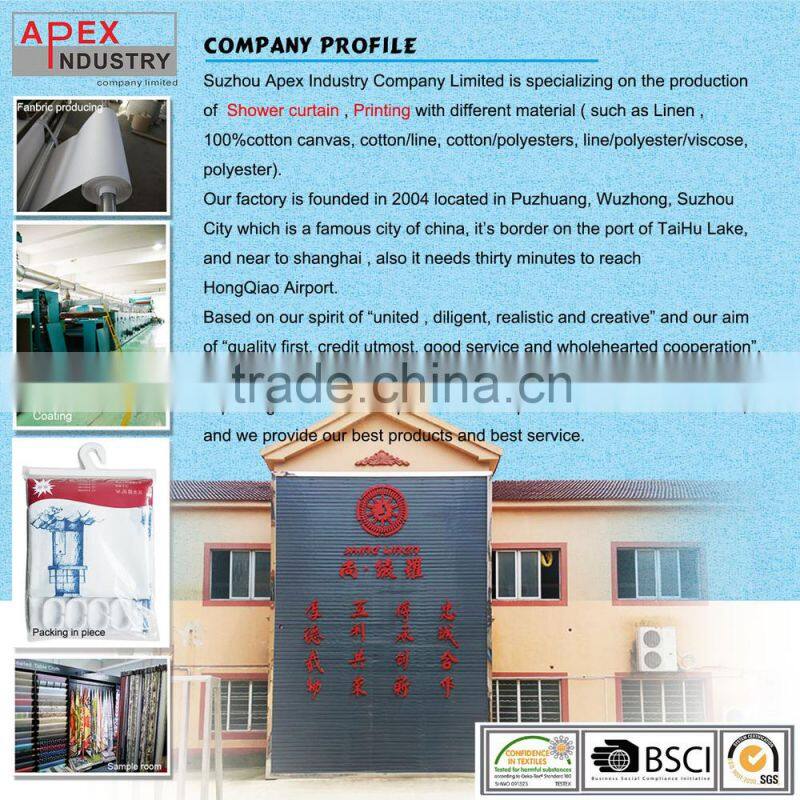 shower curtain/custom shower curtain/polyester shower curtain
