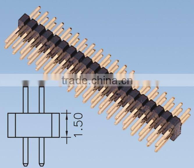 Pitch:1.0mm Double Row Straight Type Pin Header