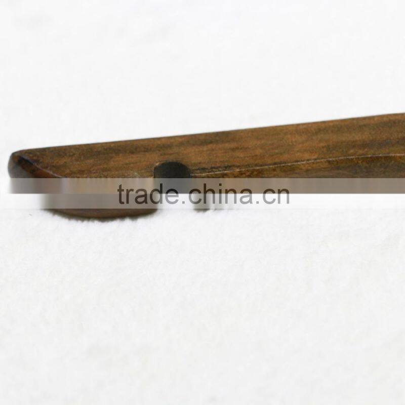 Red brown wooden craft coat hanger for clothes display