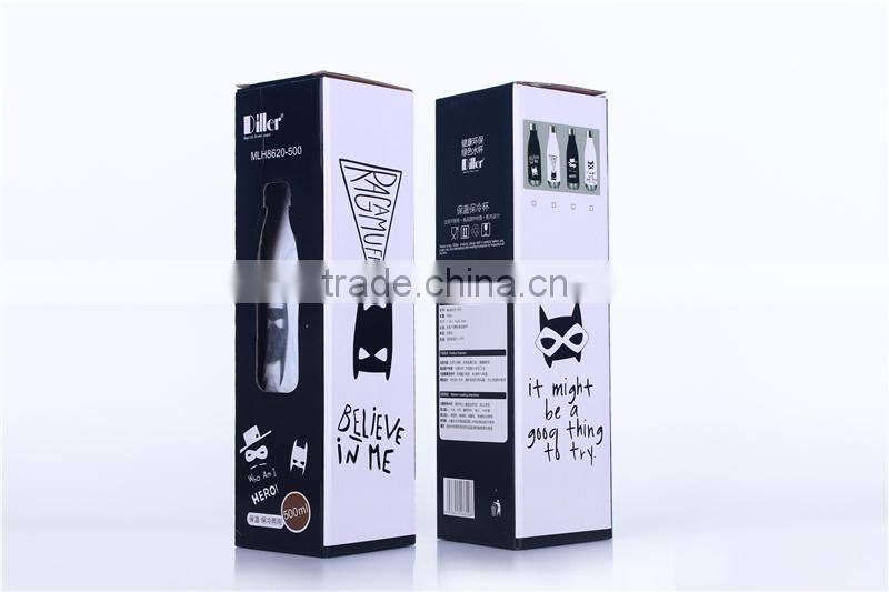 2016 newest cola shaped thermos flask thermos bottle 500ML business gift