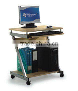 2014 New Design Wooden Computer Desks With Keyboard Tray