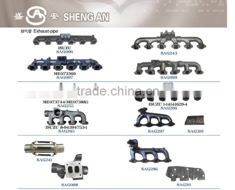 Exhaust-pipe for ISUZU1