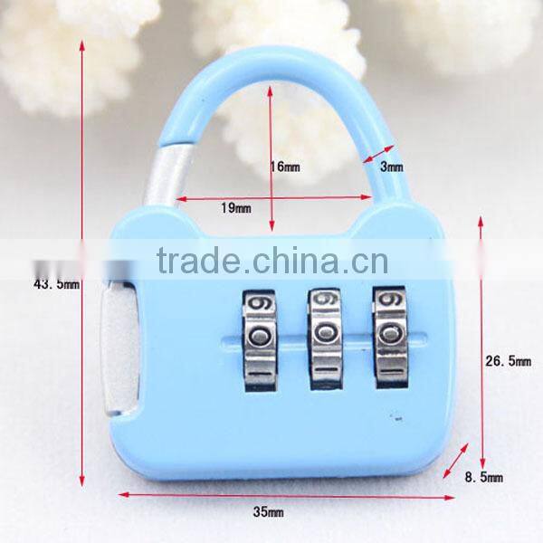 2015 New Design High Quality 3-digital Code Locks Digital Combination Digital Safe Lock