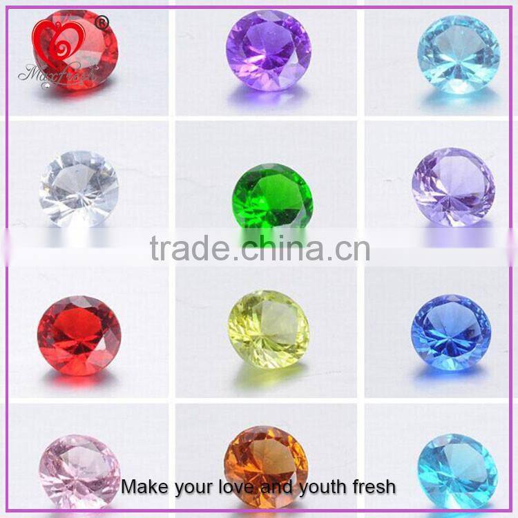Hot Sell Different Cut Various Colors Cubic Zirconia for Jewelry Synthetic Blue Color Emerald Step Cut Gemstone Cubic Zirconia