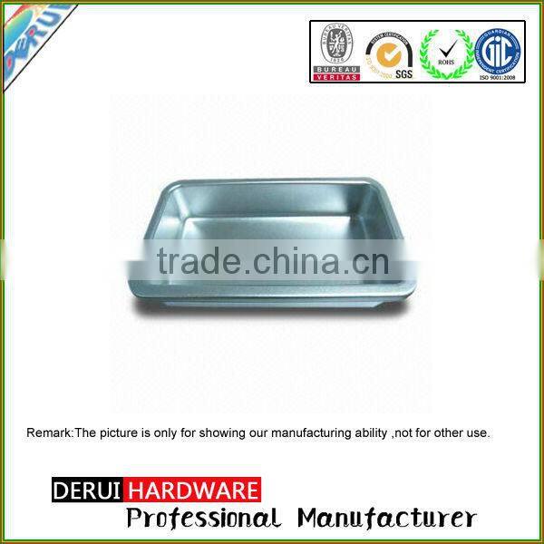 Customized stainless steel brushed stretched parts