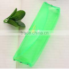 Candy colors TPU transparent pencil case with high quality