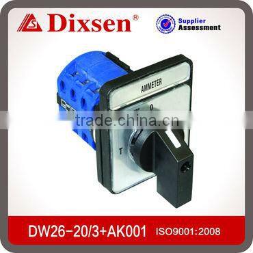 Ammeter change-over switch DW26-20/3+AK001