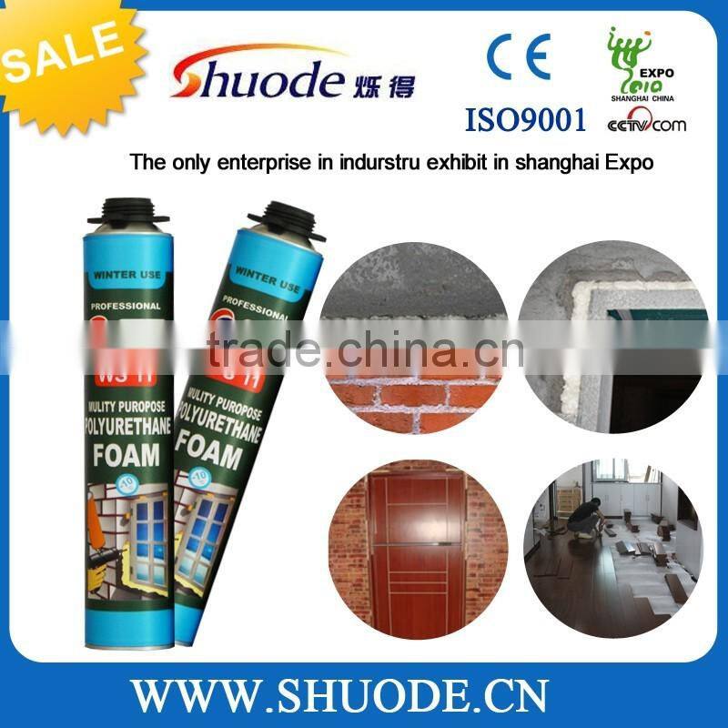 High performance light yellow 750ml polyurethane filler for cold weather use