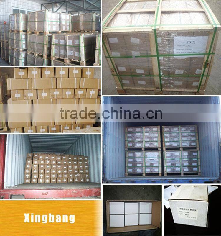 ANSI 1GI through bolt with white zinc plated made in hebei handan yongnian