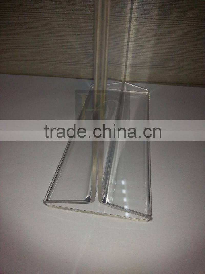 Popular acrylic material table menu display holder table tent holders