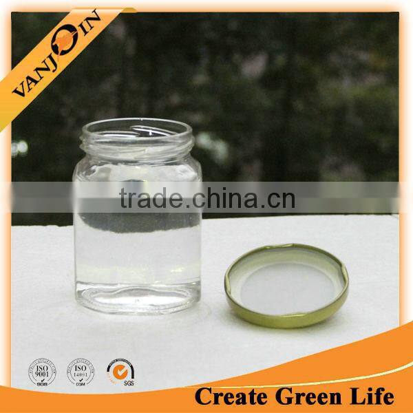 Clear 250ml Octangle Food Jar New