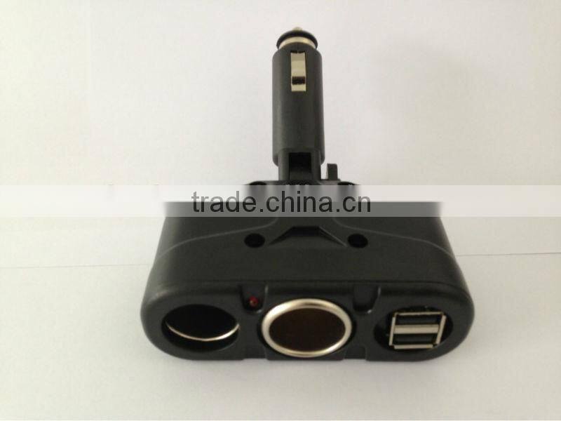12V-24V DC to DC Cigarette Car Charger For Cellphone, GPS, IPOD and PDA