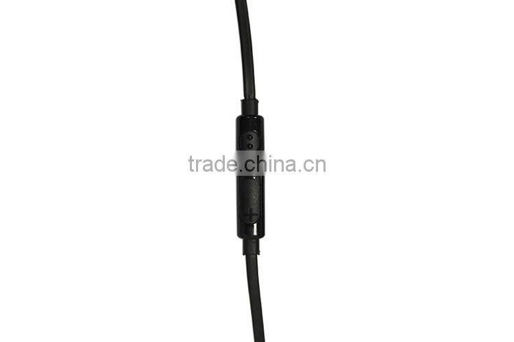 3.5mm connector original black fashion mobile wired earphone for samsung
