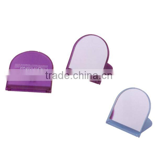Customized logo cheap plastic cosmetic mirror for wholesale