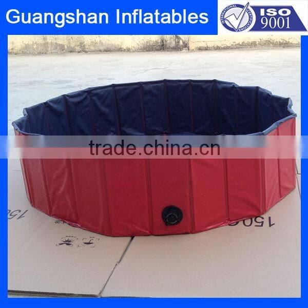 EN71 approved PVC Inflatable Dog Plastic Swimming Pools