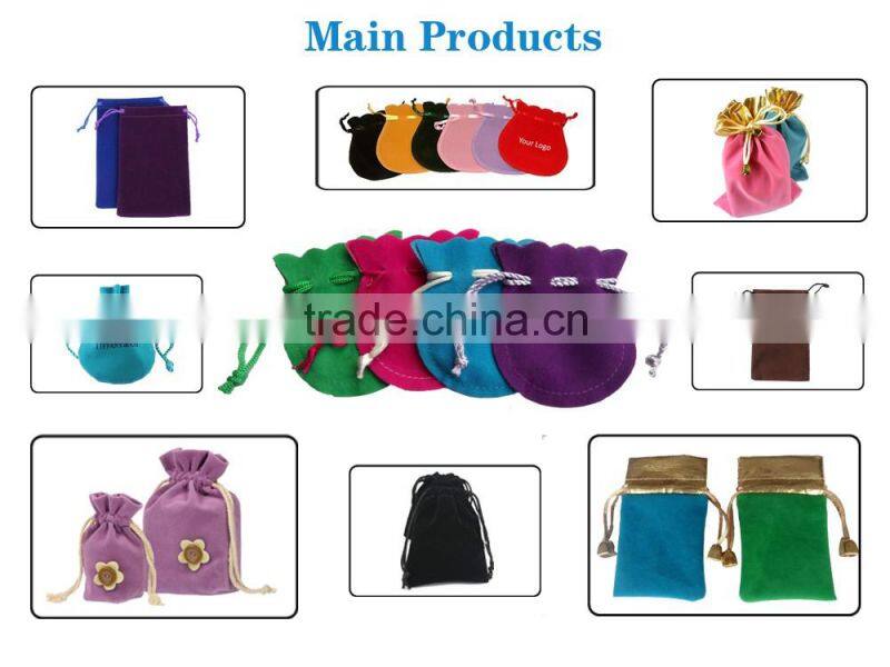 High-end custom jewelry micro fiber pouch