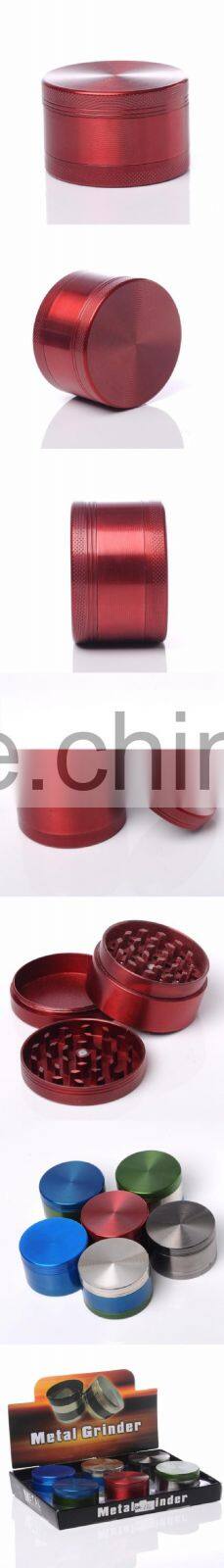 zinc alloy customizable logo smoking weed grinder industrial JL-016JA