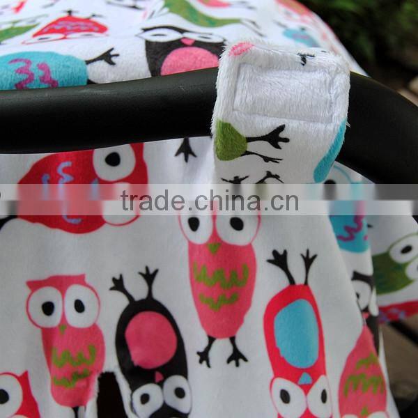 USA Fashion Baby Girl Loves Luxurious Customized Cuddle Soft Minky Infant Canopy Blanket