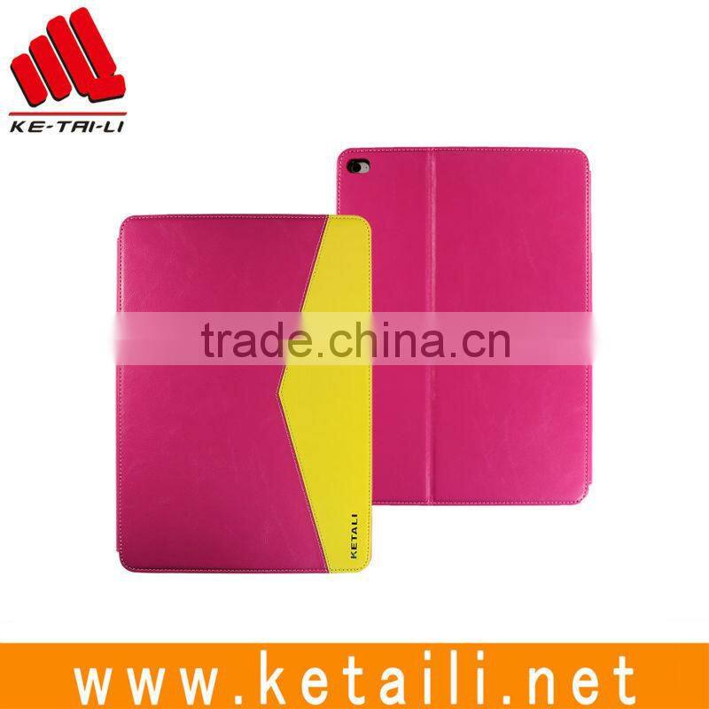 Hot selling pu leather protective case cover for iPad air tablet