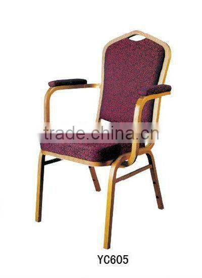 used aluminum stacking banquet chair YC609