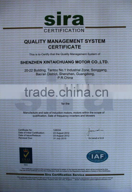 AC Induction motor with Gearhead