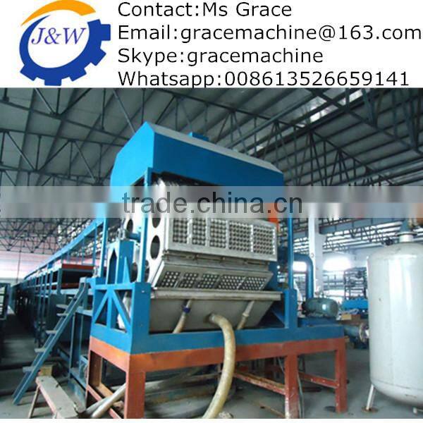 Jw-1000 type good quality full automatic egg tray making machine price