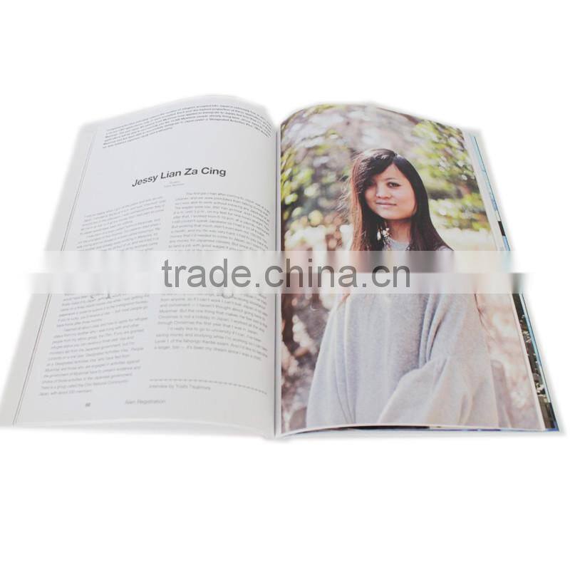 Fashion photo album magazine picture book printing OEM printing factory