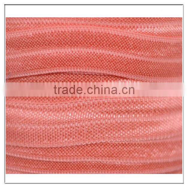 custom printed 5/8" peach elastic