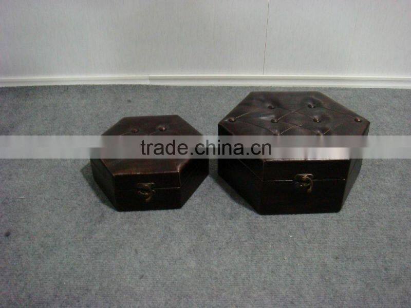 Hot Sell leather bus storage box