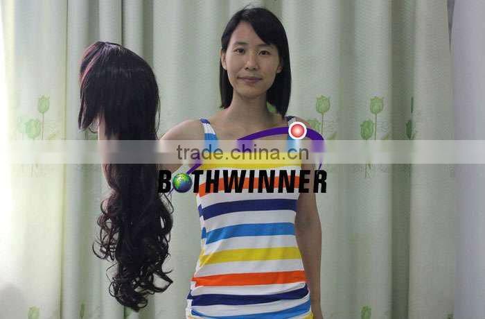 Fashion Long Brown Wavy Cosplay Hair Wig