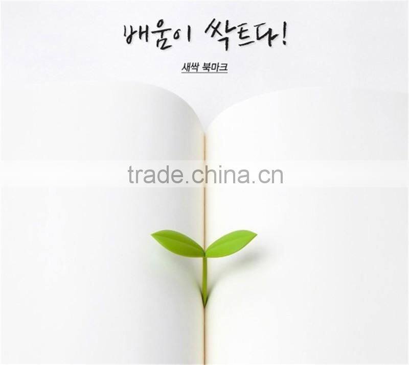 Bookzzicard multi-colored silicone Sprouts bookmark Funny accessories Office School Supplies Bookmarks