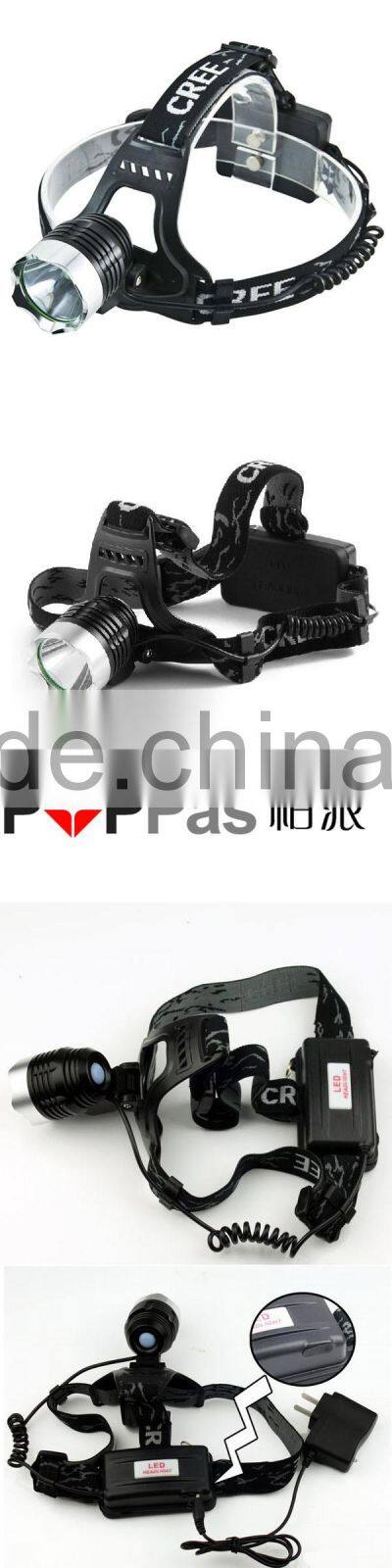 T80 multifunction High Power led Headlamp 10w xml t6 rechargeable battery powered headlight